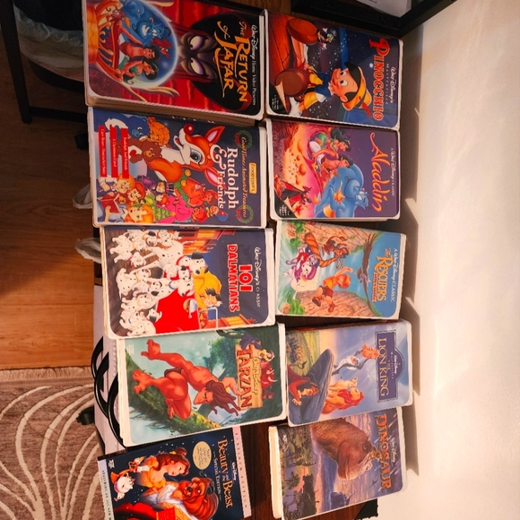 VHS Disney movies